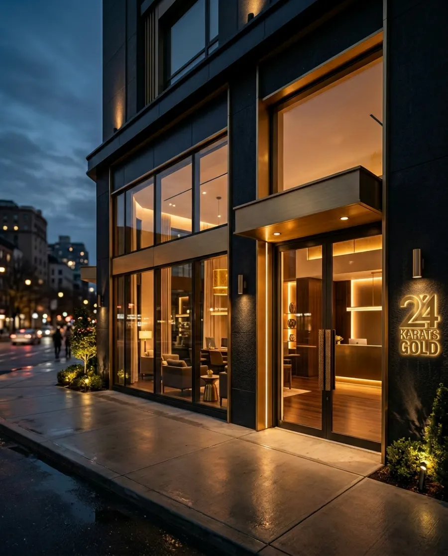 24K Gold franchise storefront